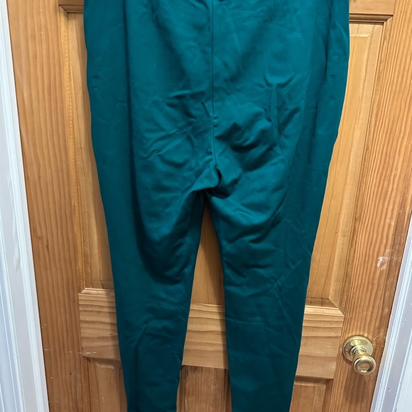 Faux-Leather Front Ponte Leggings in Jasper Size 3 - Picture 4 of 5